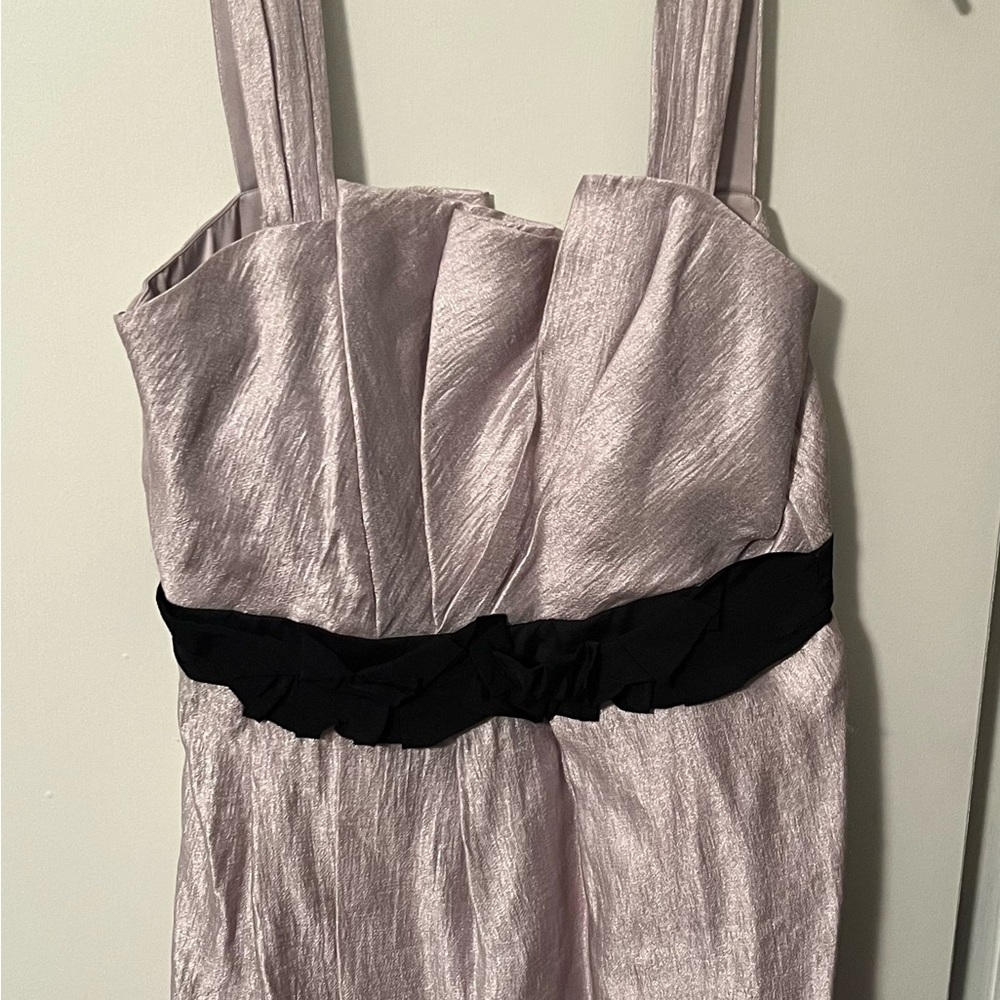 Max & Cleo Lavender Satin Dress